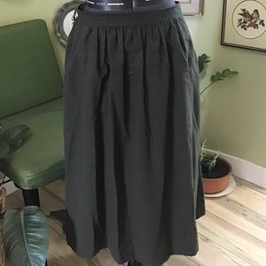 Wool skirt